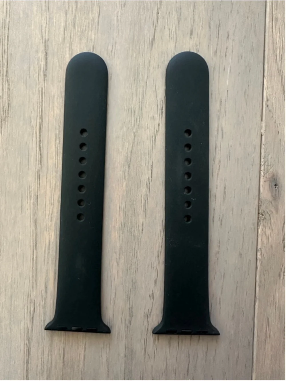 Apple Watch Series 1 Black Silicone Bands